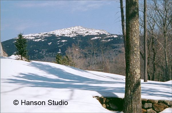 Mt. Monadnock and Stone Wall - Winter